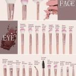 مجموعة فرش مكياج إحترافية